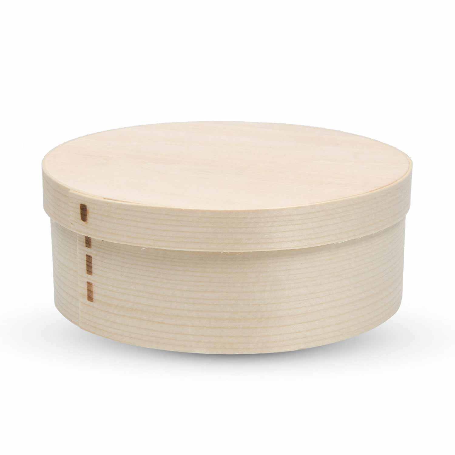 Disposable Wood Lidded Round Box