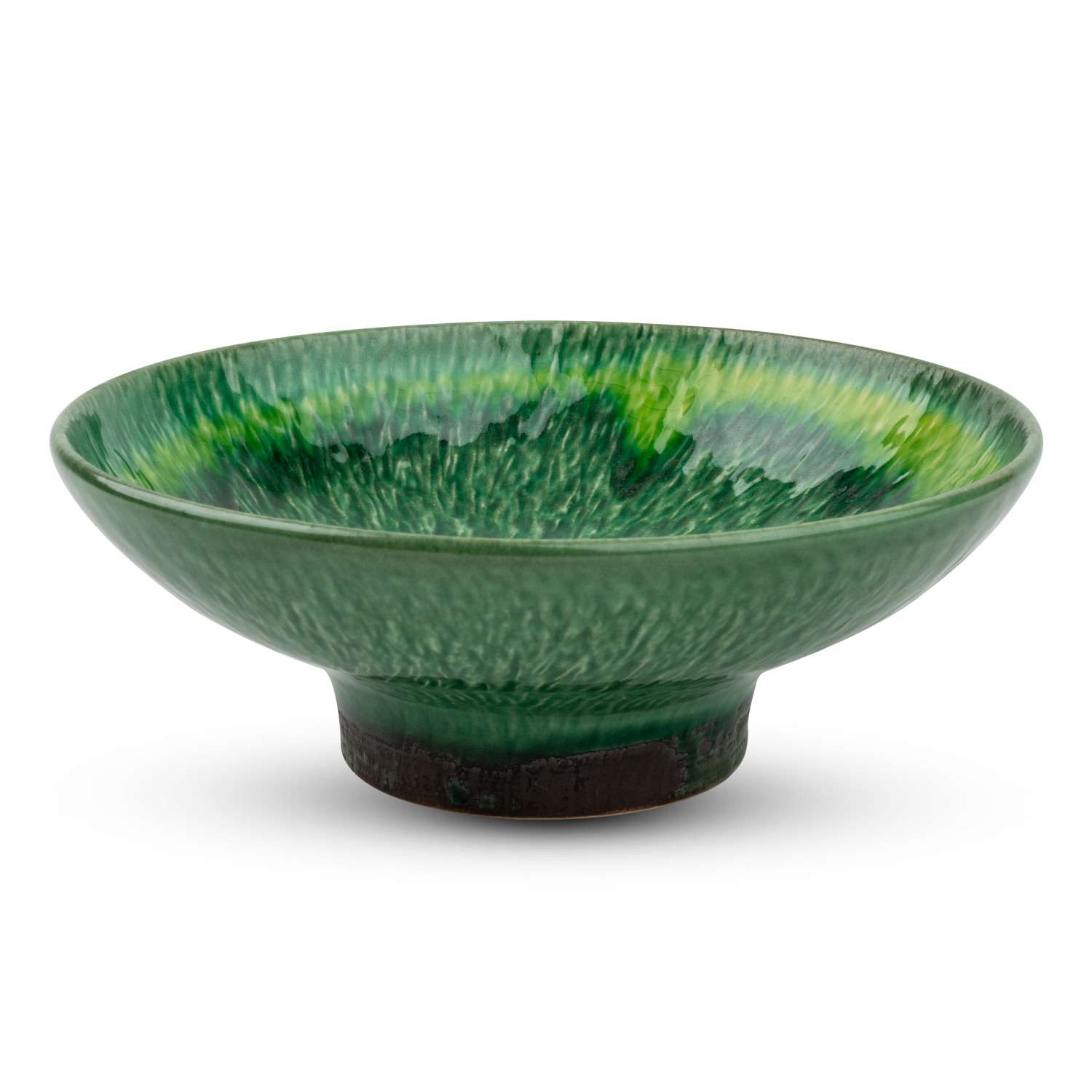 Layered Green Bowl 6.5"
