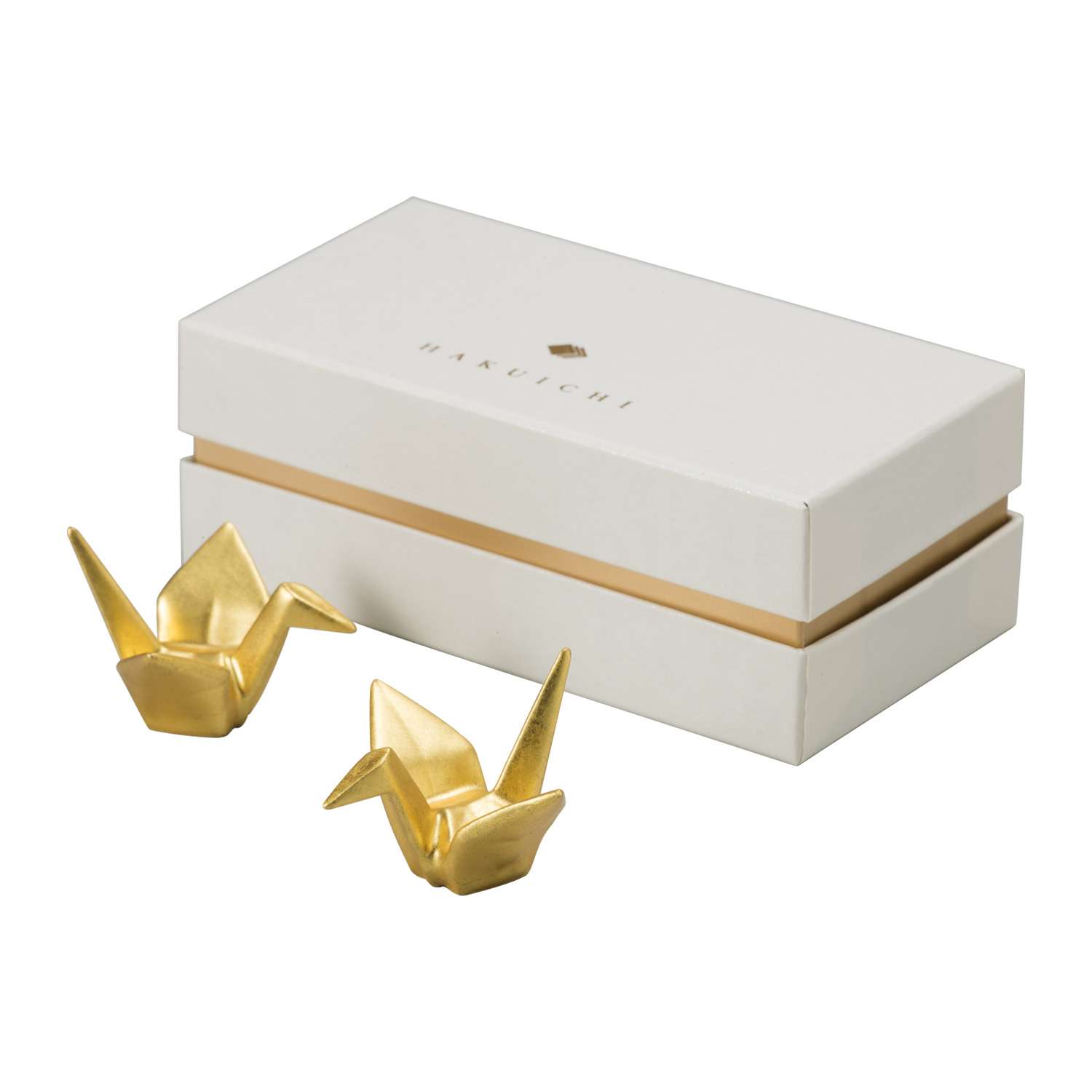 Kissho Gold Crane Chopstick Rests
