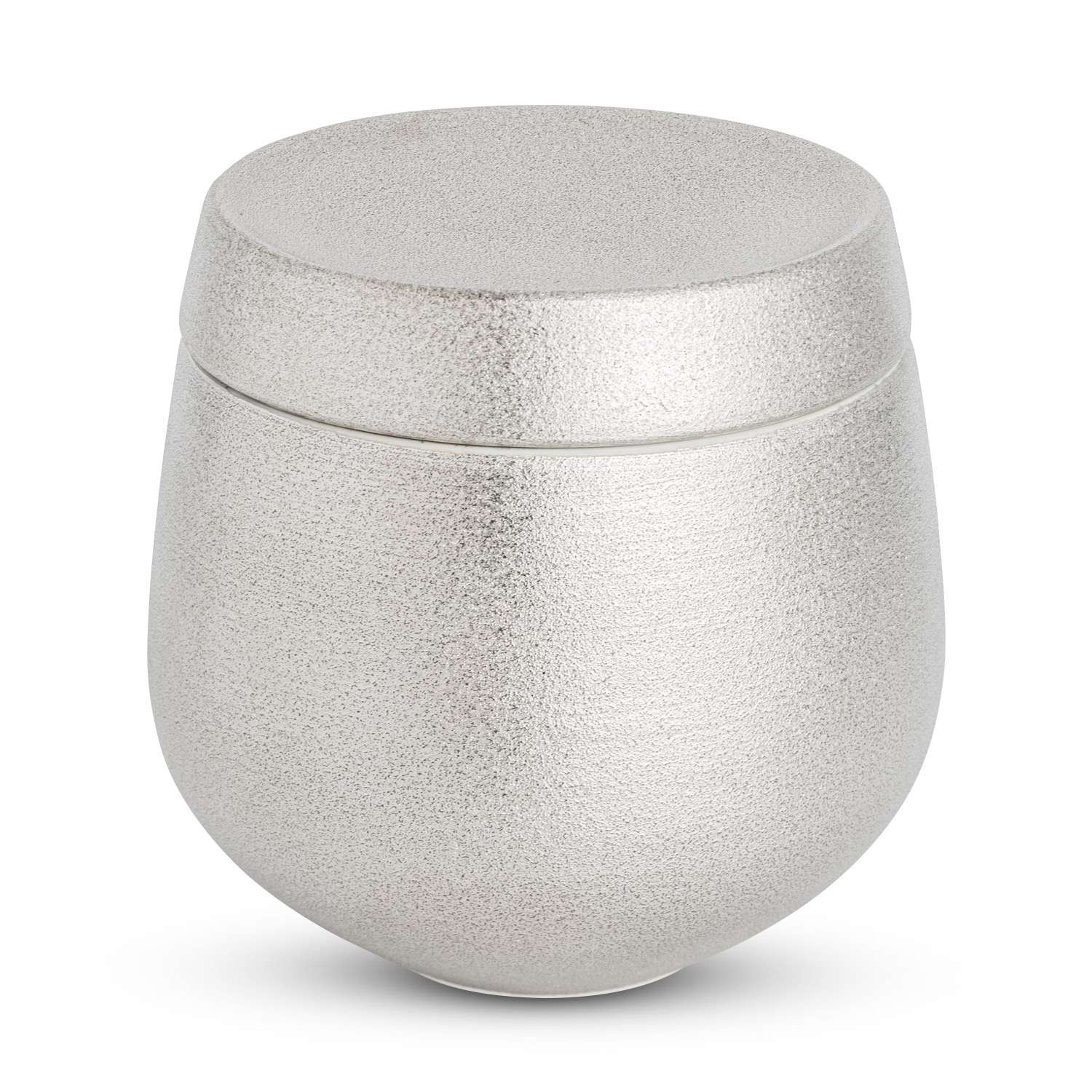 Platinum Drop Lidded Bowl 3.25"