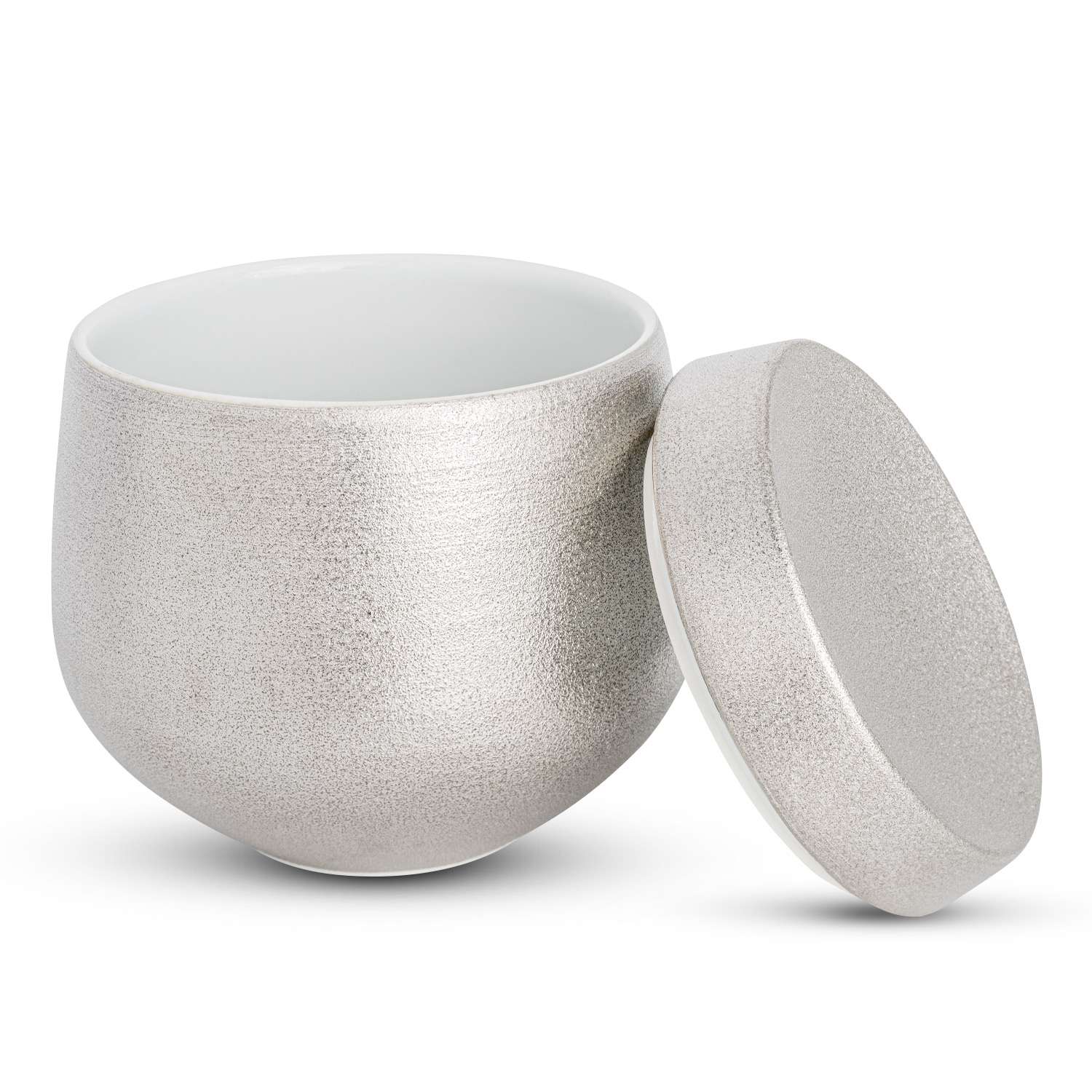 Platinum Drop Lidded Bowl 3.25" hover-image