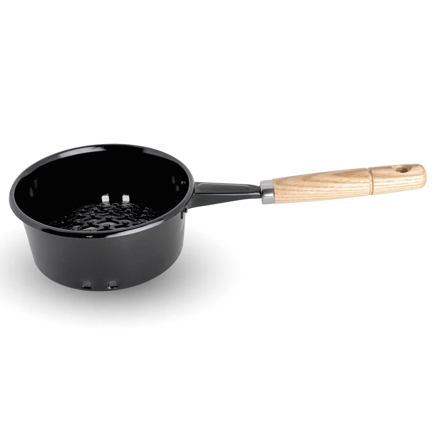 Iron Charcoal Starter Pan w/ Handle 6"