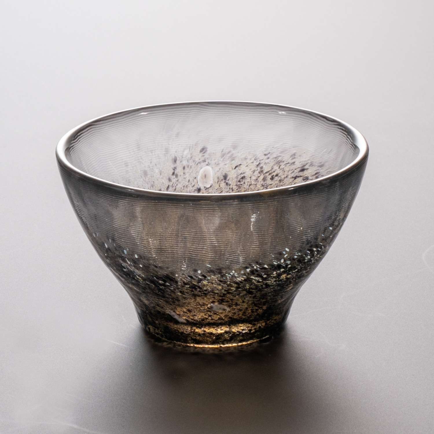 Tsugaru Vidro Handmade Twilight Speckle Glass Sake Cup