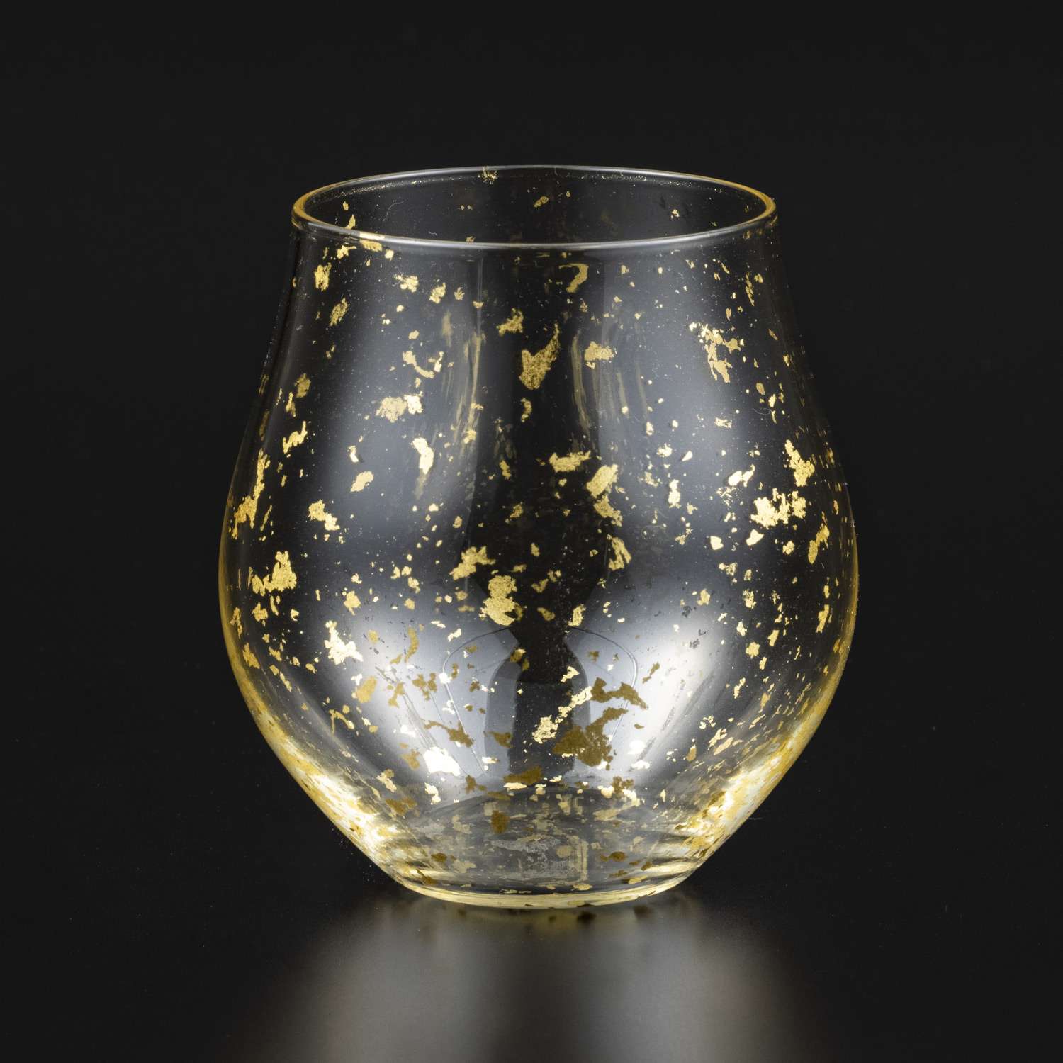 Gold Stardust Cocktail Glass