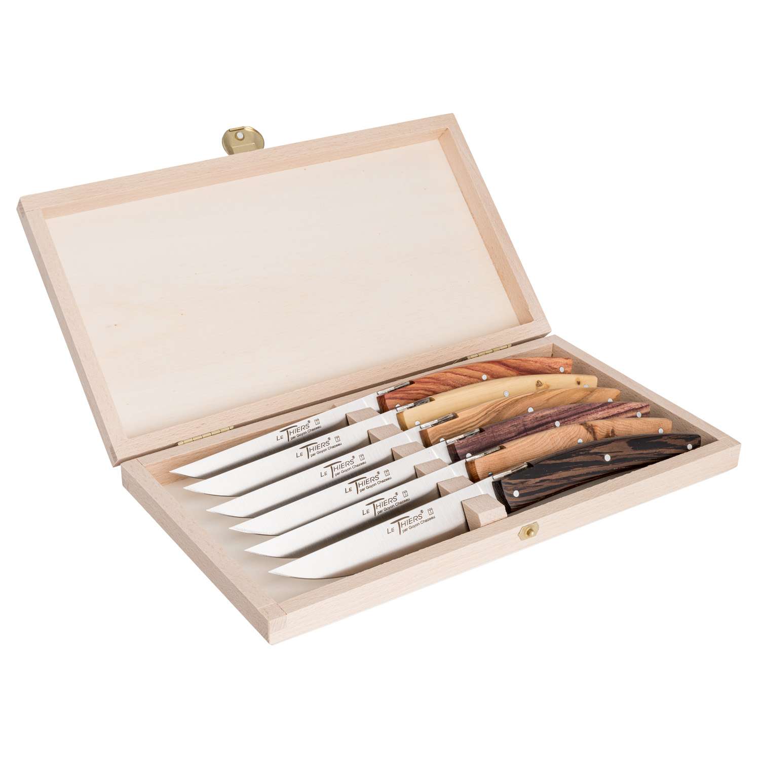 Le Thiers Brasserie w/ Mixed Wood Handles (Set of 6) hover-image