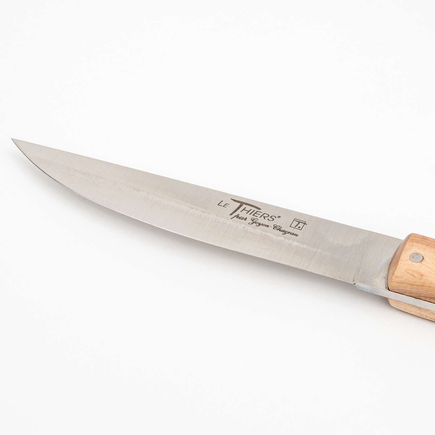Image of Le Thiers Pirou Brasserie Steak Knives w/ Juniper Wood Handle (Set of 6) 4