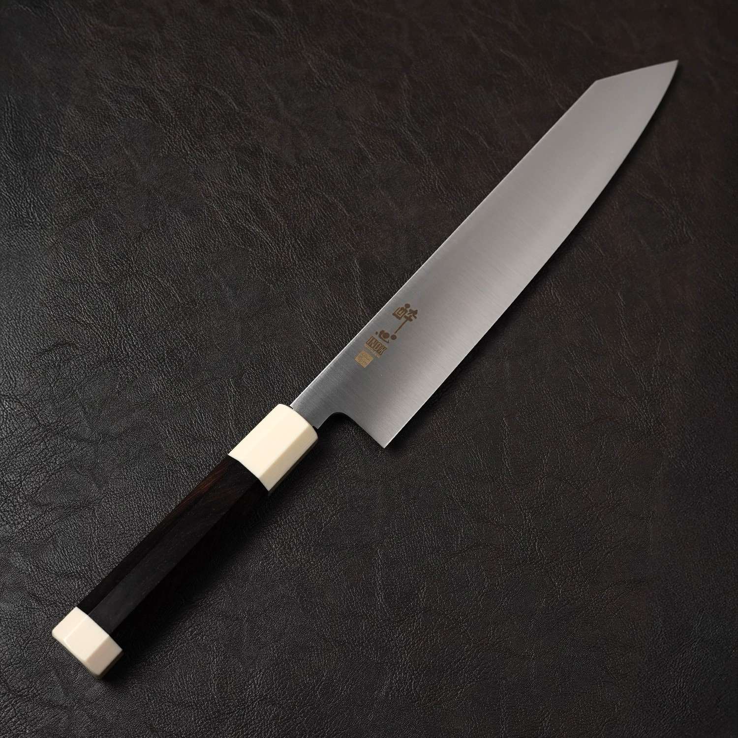 Image of Suisin Inox Honyaki Ebony Handle Wa-Kiritsuke 10.5" (270 mm) 6