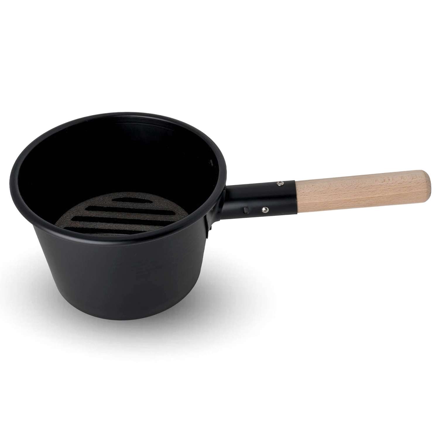 Iron Charcoal Starter Pan w/ Handle 7"