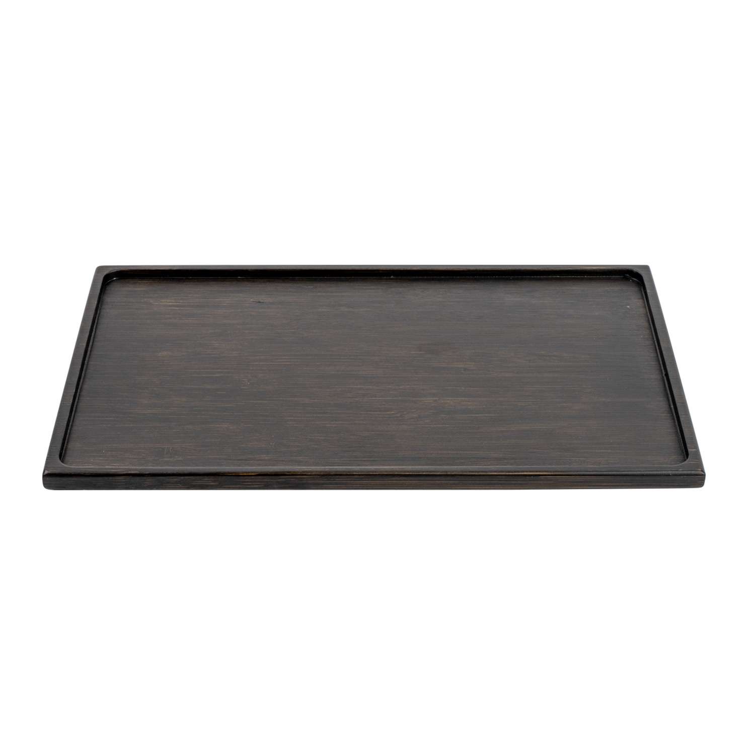 Dark Wood Rectangular Lid 9"