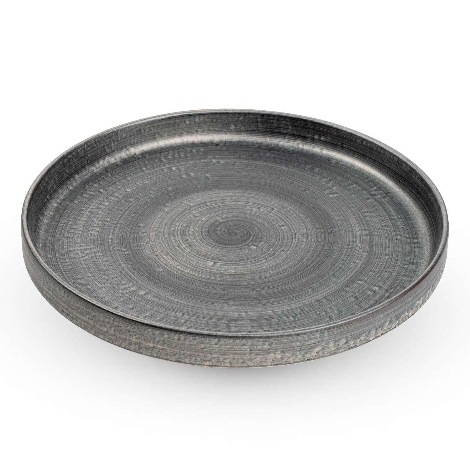 Shusetsu Silver Round Plate 10.25"